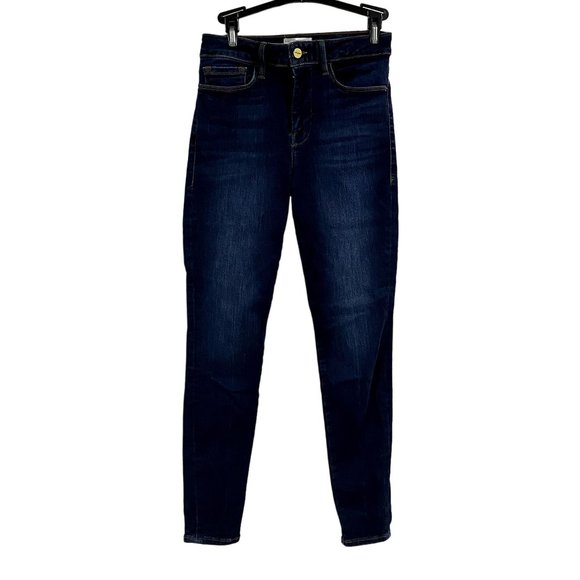 Frame Le One Skinny Jeans Kodak Blue Size 1 (Sizes 23-28) - Picture 1 of 9